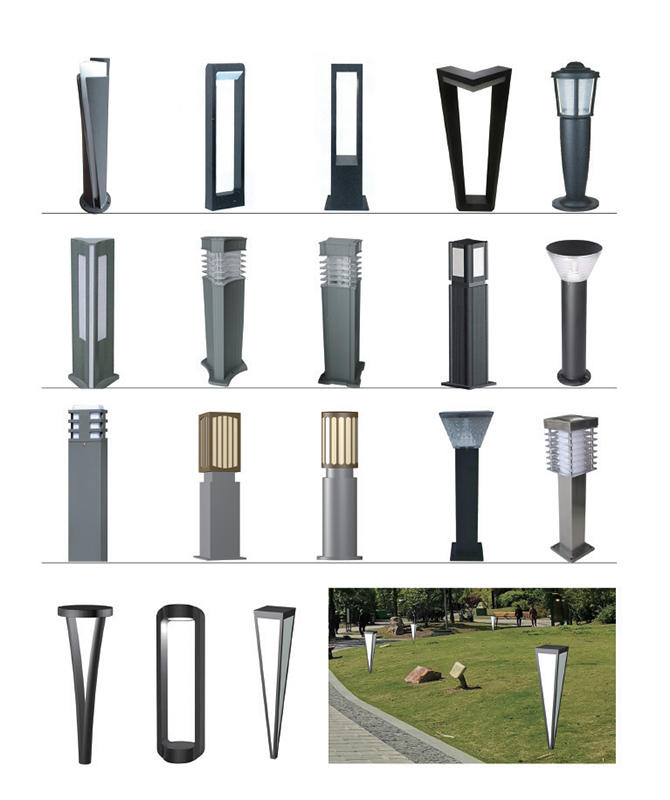 CPD-041 ~ CPD-058 Førte græsplæne lys