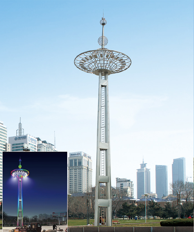 LD-GG-0005 Høj pole street lampe